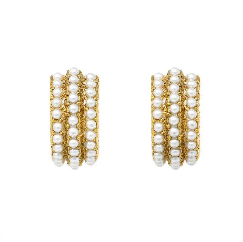 Statement hoop earrings for women -Madame Veto Earrings