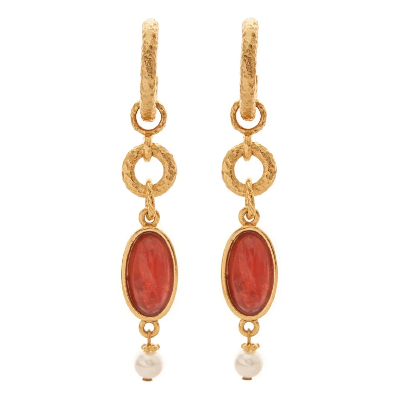 Simple gold earrings for women -Greer Earrings