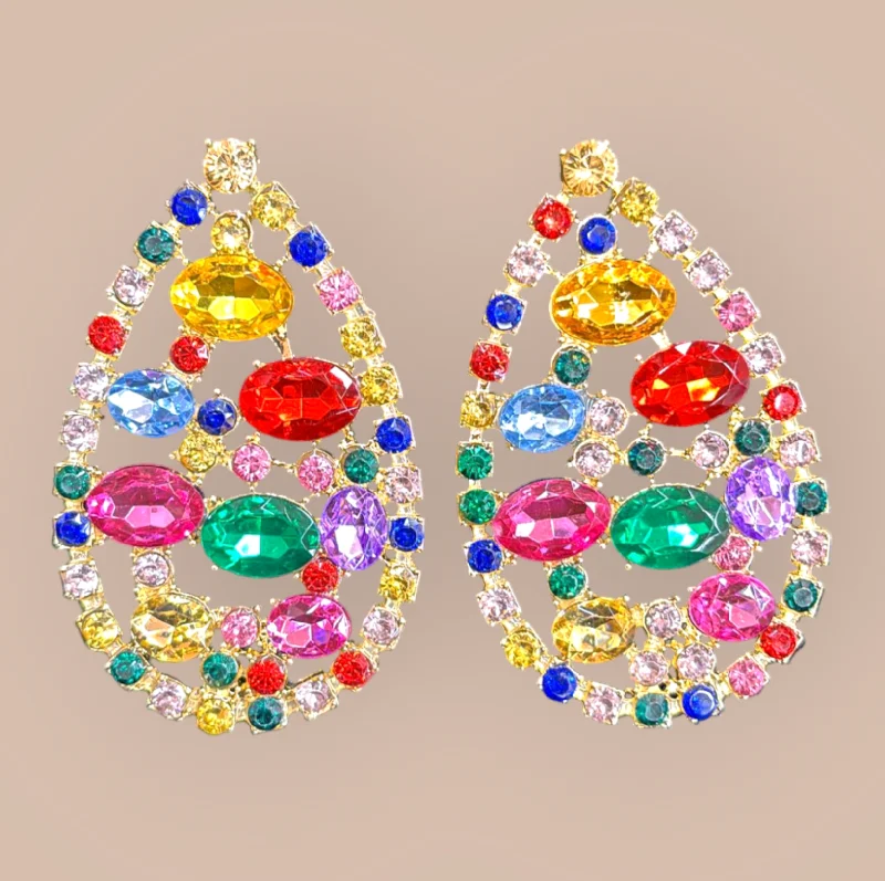 Wedding drop earrings for women -Fashion Earrings