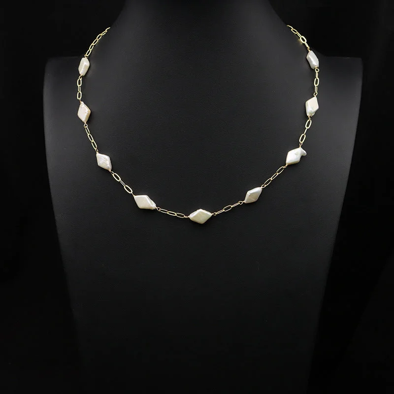 Diamond Metal Fashion Necklace