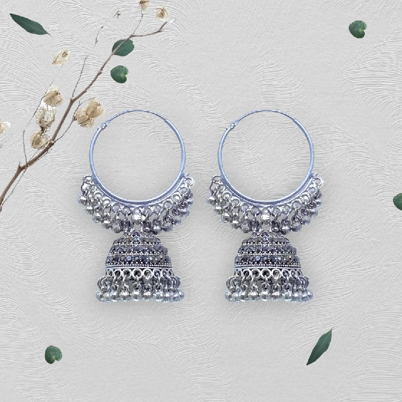 Wedding drop earrings for women -Oxidised Earrings