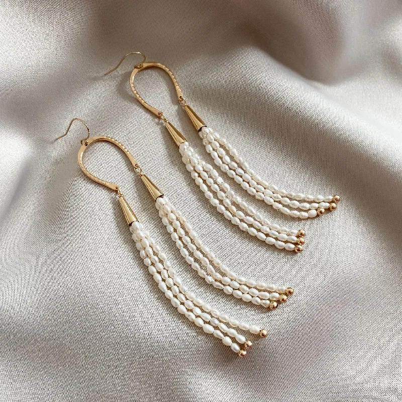 Bridal earrings for women -Hillary