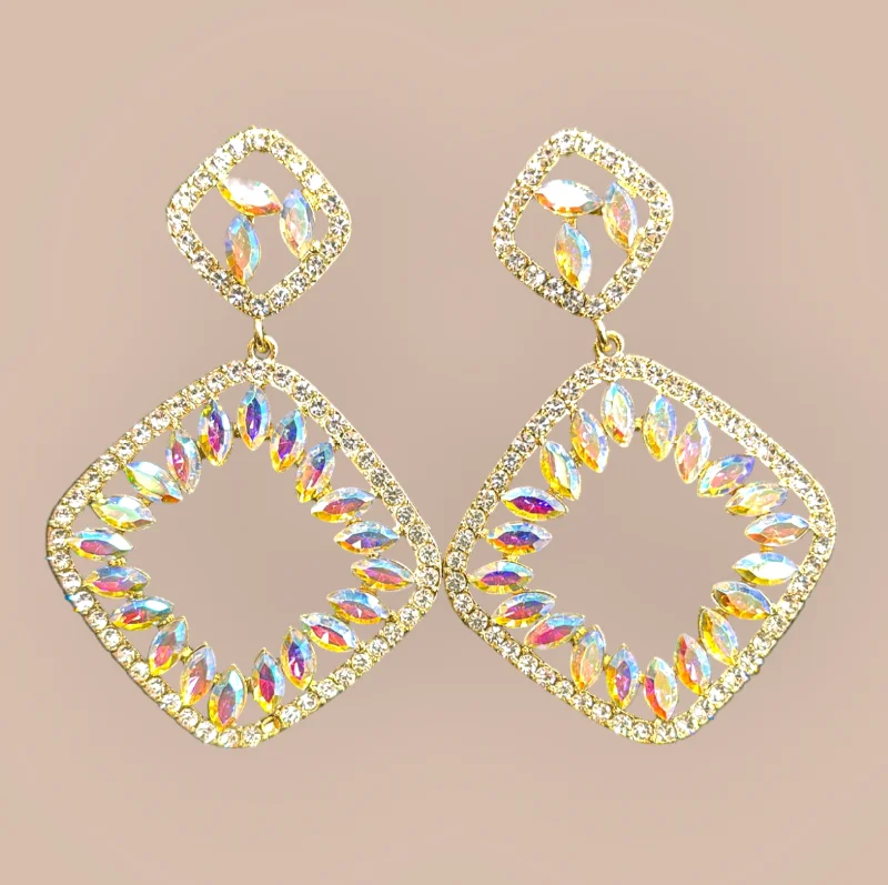 Luxury diamond earrings for women -Fashion Earrings