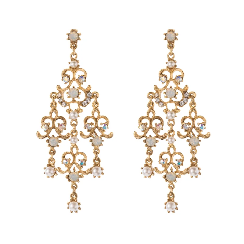 Modern gold earrings for women -Nikita Earrings