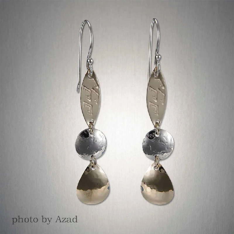 Statement earrings for special occasions -2182 - Dangling Nature