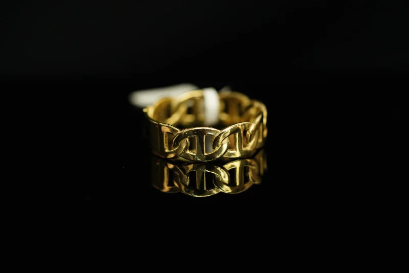 Organic design rings for women -10k DNA Ring