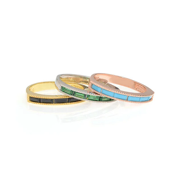 Vintage gold rings for women -Eilish Stackable Rings