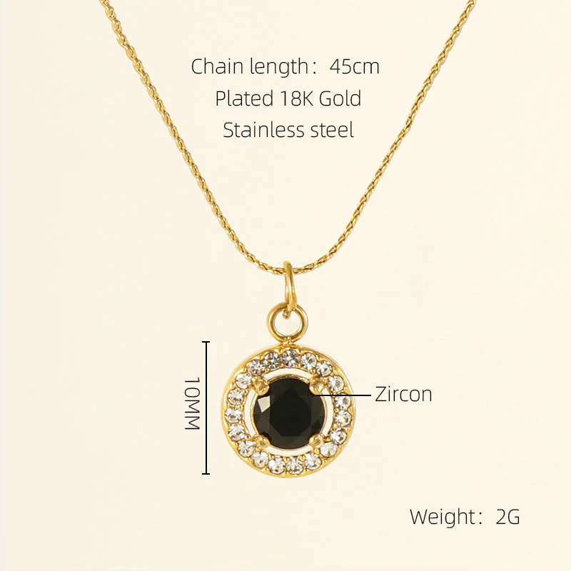 round Necklace [Black]]