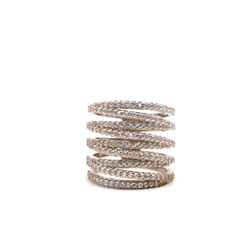 Statement rings for women -Vortex Ring