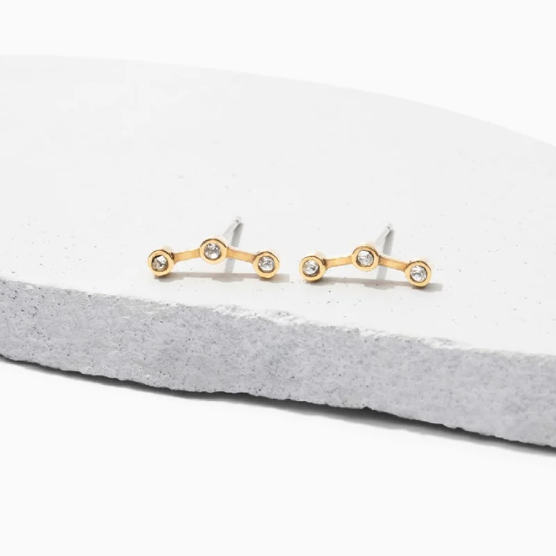 Long dangle earrings for women -Ellie Studs