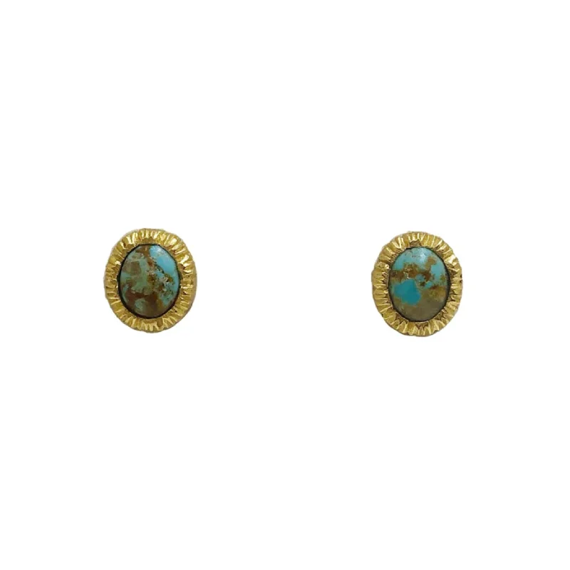 Long dangle earrings for women -Vicky Stud Earrings - Turquoise