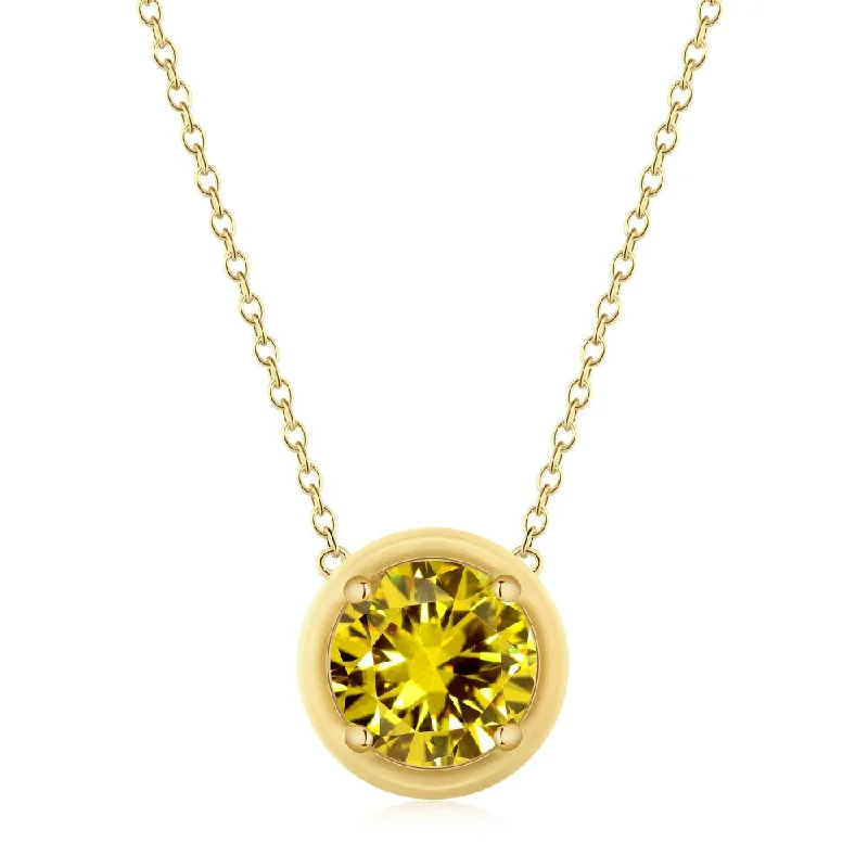 Golden round Yellow Dy190132