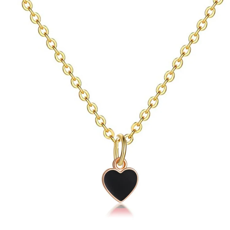 O-Shaped Necklace Black