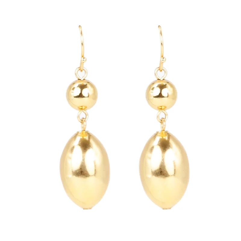 Luxury gold earrings for women -Metropolitan Earrings