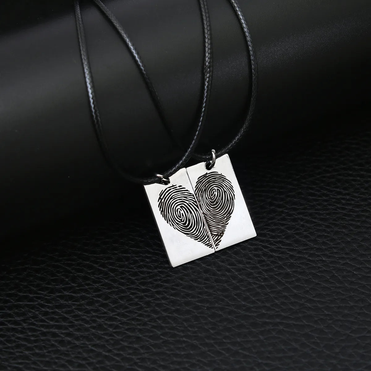 Elegant pearl necklaces for women -Basic Classic Style Heart Shape Stainless Steel Couple Pendant Necklace