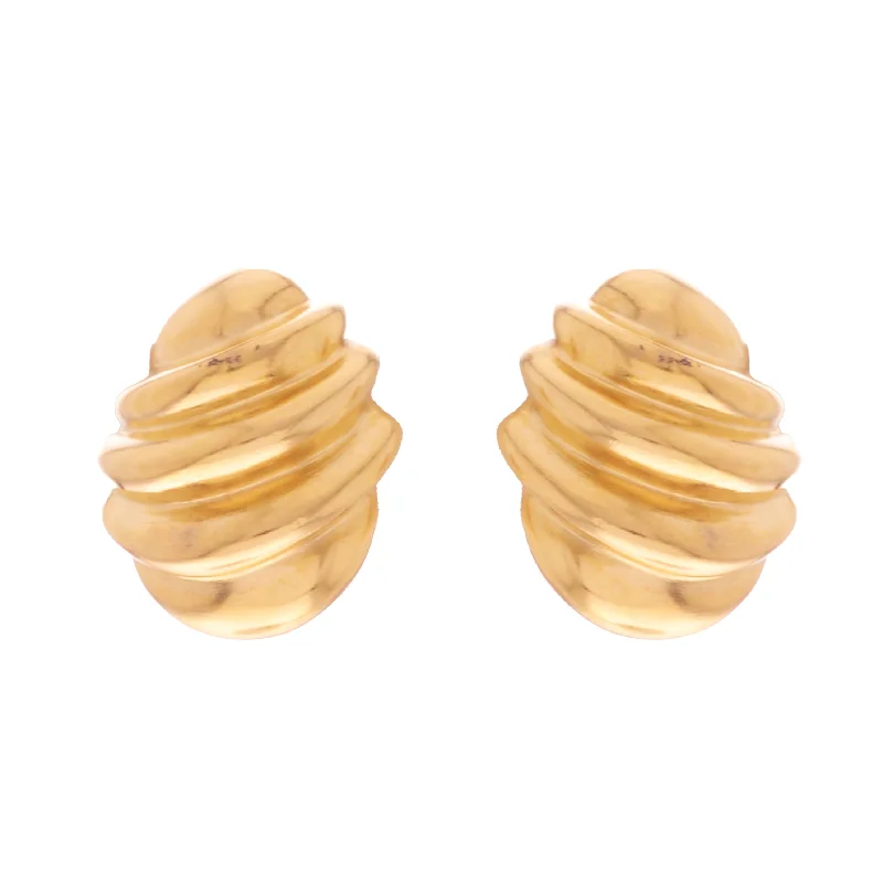 Luxury gold earrings for women -Mar Earrings