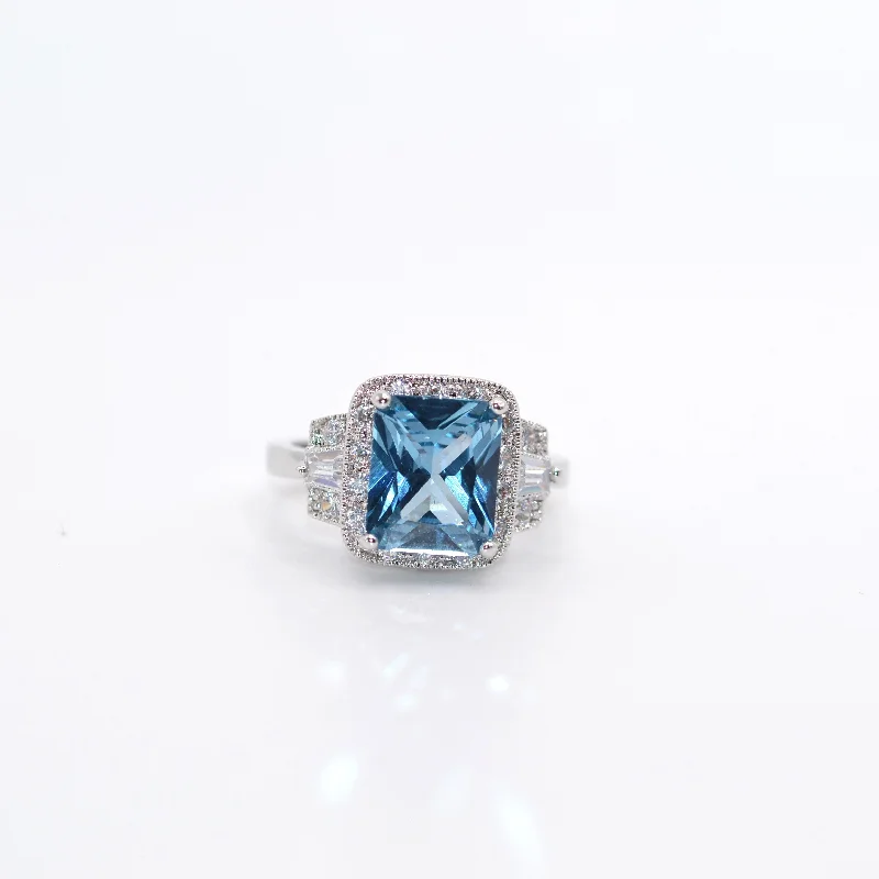 Promise rings for women -Azure Ring