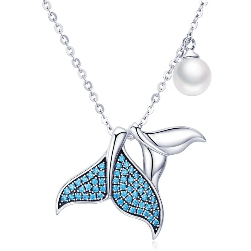 Tears of the Mermaid-925 Silver Necklace