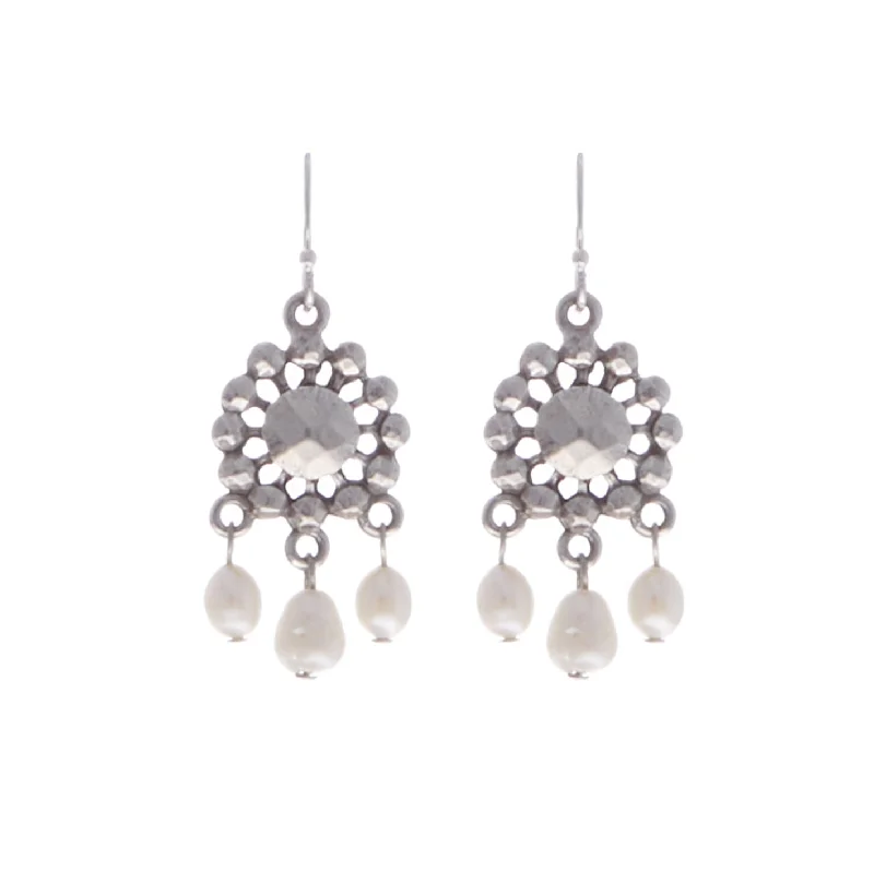 Sterling silver earrings for women -Freya Earrings