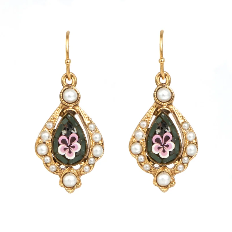 Hoop earrings with gemstones for women -Alice Earrings