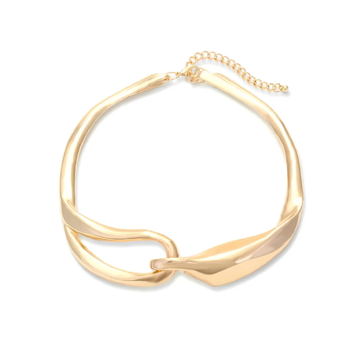 Delicate gold necklaces for women -Elegant Glam Geometric Alloy Plating Women's Necklace