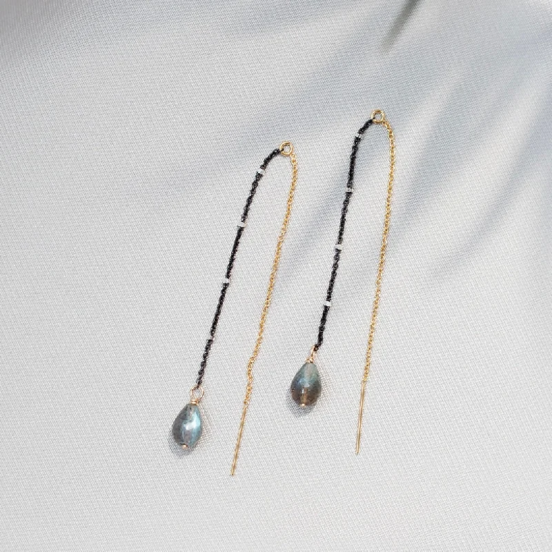 Casual earrings for women -GEM Lux Threader