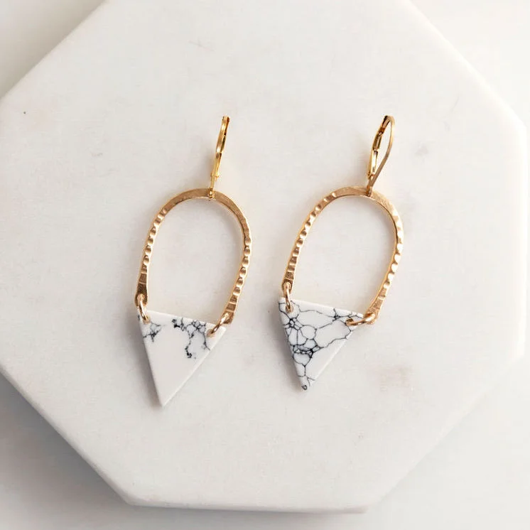 Artistic earrings for women -Ash