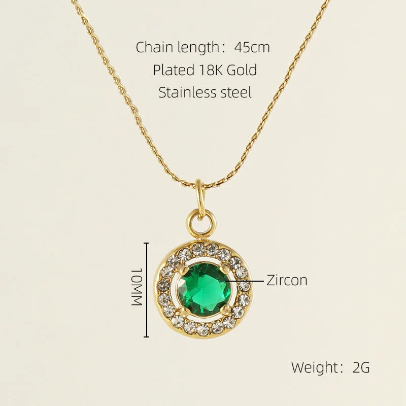 round Necklace [Green ¡¿