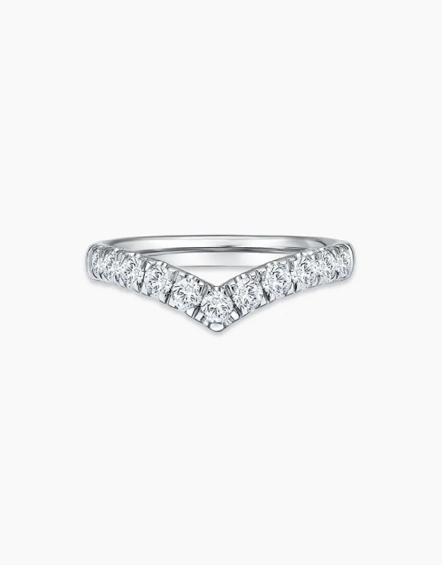 Elegant engagement rings for women -LVC Petit Precieux Desire Diamond Wedding Band