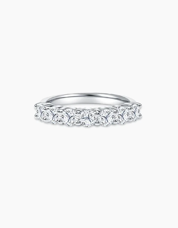 Solitaire engagement rings for women -LVC Petit Precieux Aeon Diamond Wedding Band