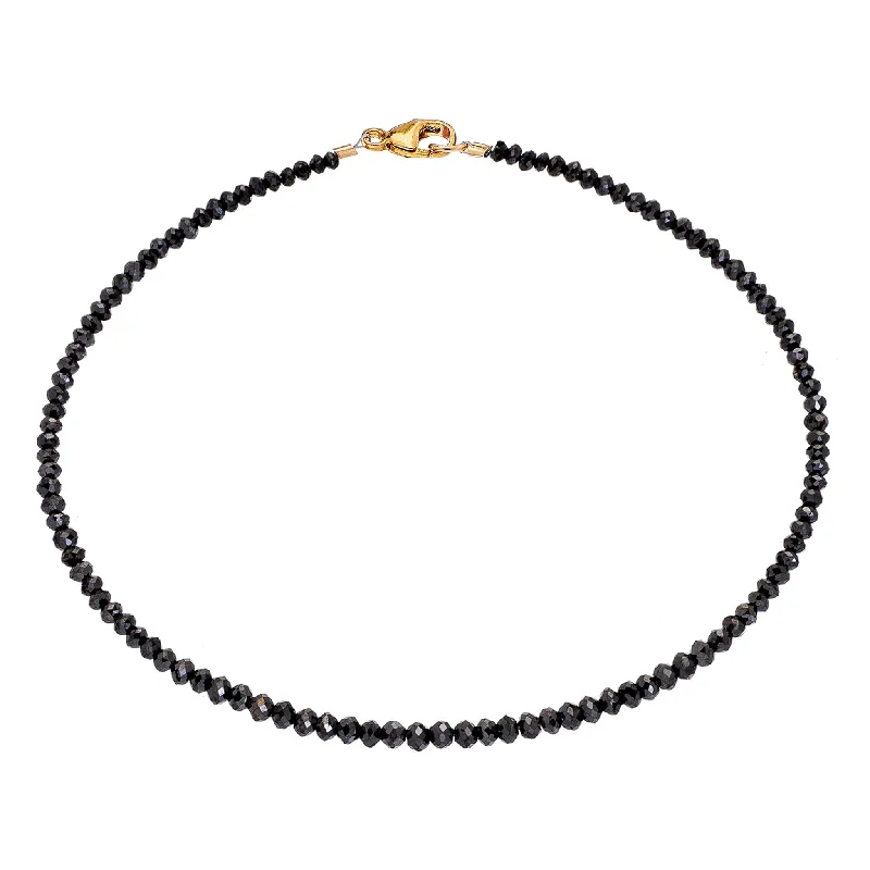 Multi-strand bracelets for women -Noir Small Black Diamond Bracelet