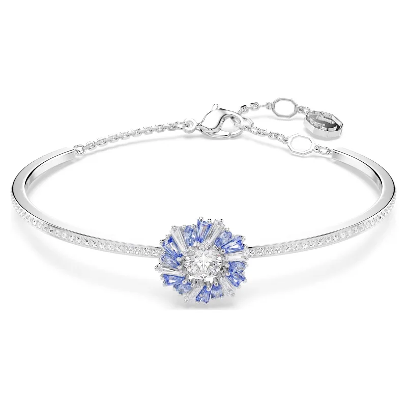 Unique bracelets for women -Swarovski Idyllia Blue Flower Bracelet